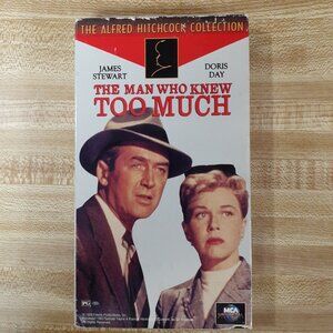 Man Who Knew Too Much VHS Alfred Hitchcock Collection Dorris Day James Stewart